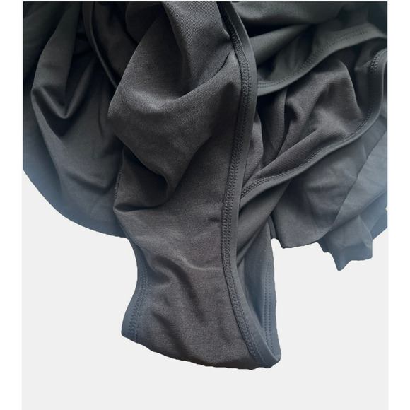 Essentials By Catalina Swim Dress Womens 2X Black Plunge Neck Swimsuit NWT - Picture 7 of 9